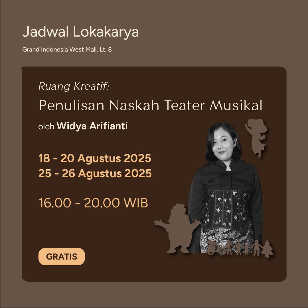 Kamar Kreatif: Menulis Manuskrip di Teater Musikal Widya tiba - Indonesia Rich